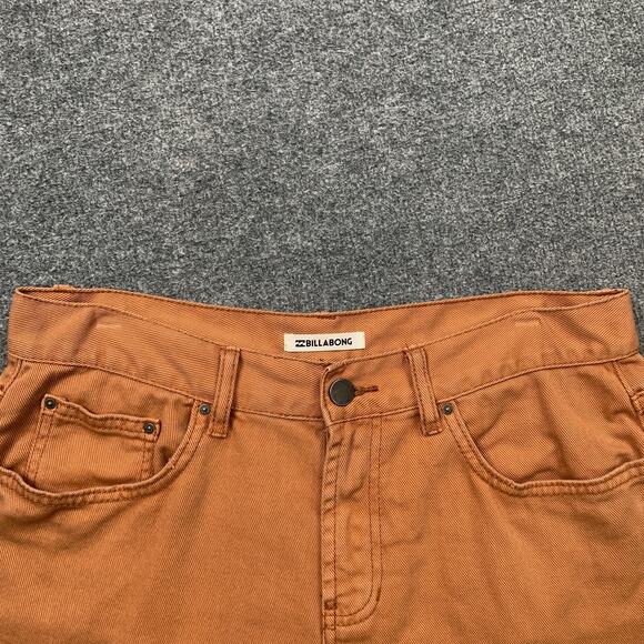 Billabong Shorts Womens 29 Terracota Denim Drift Away Cutoffs Frayed Hem Micro - Picture 3 of 13